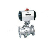 不锈钢气动浮动球阀